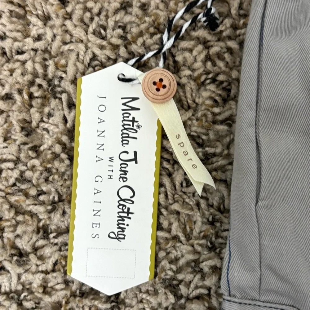 Matilda Jane Joanna Gaines Pants Kids‎ 6 Little Rascal Striped Cargo Pants